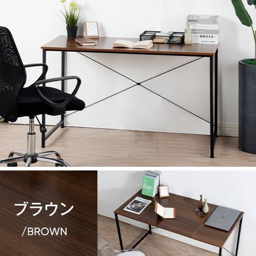 オーエスジェイ(OSJ) デスク パソコンデスク ブラウン 広い スペース シン Amazon.co.jp: オーエスジェイ(OSJ) デスク パソコンデスク